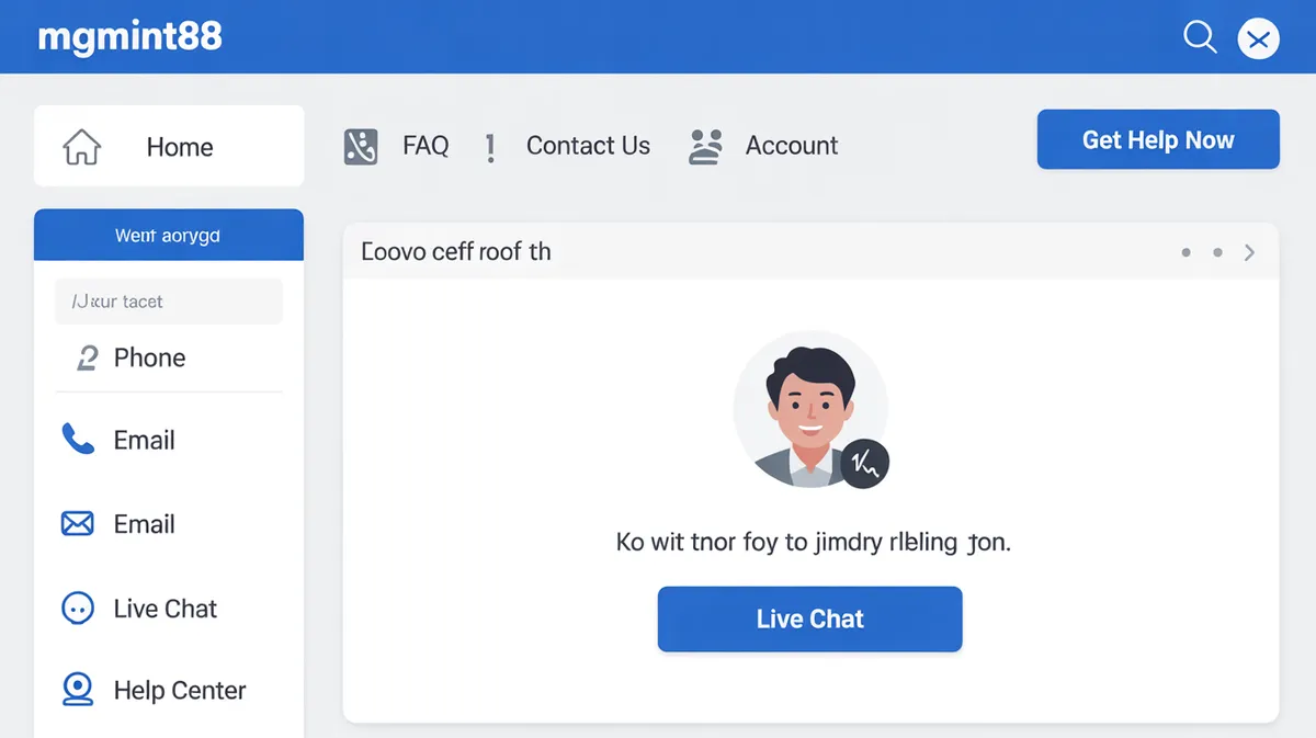 ระบบฝ่ายดูแลลูกค้า MGMINT88 ให้บริการ 24 ชั่วโมง