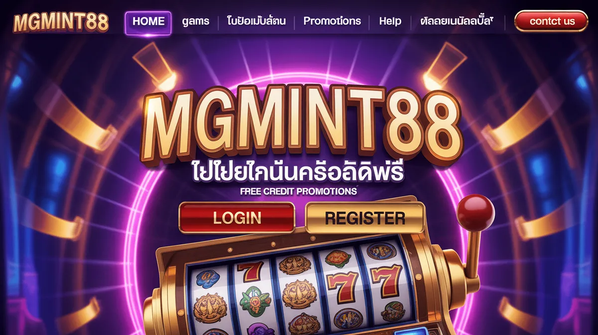 หน้าแรกเว็บไซต์ MGMINT88 เครดิตฟรี สล็อตออนไลน์